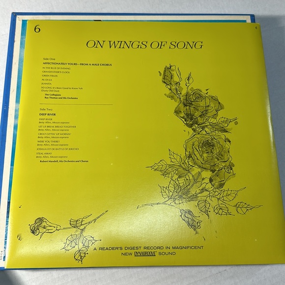 Romantic Strings And Voices Present On Wings Of Song 6 LP Box Set RCA Custom - Picture 10 of 10